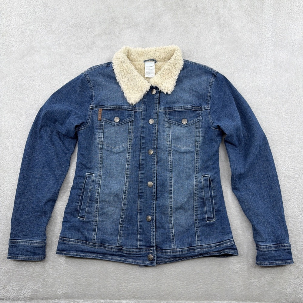 Cinch Denim Trucker Jacket with Sherpa Lining and Collar S MAJ 987-8002 Rodeo